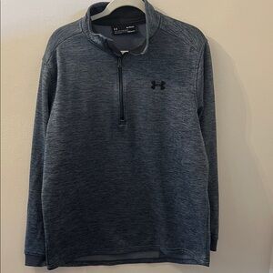 Under Armour Men's Dark Heather Blue 1/4 Zip Performance Pullover